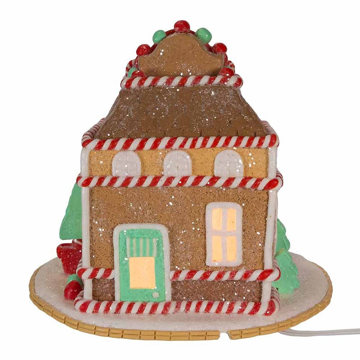 Kurt S. Adler 7.5in. Lighted Gingerbread Shop