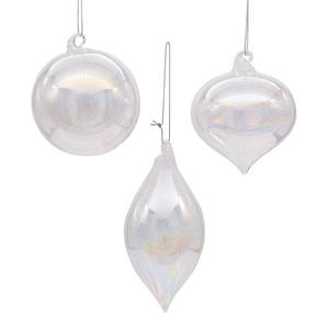 Kurt S. Adler Iridescent Ball Onion & Teardrop 3pc. Ornament Set alternate view