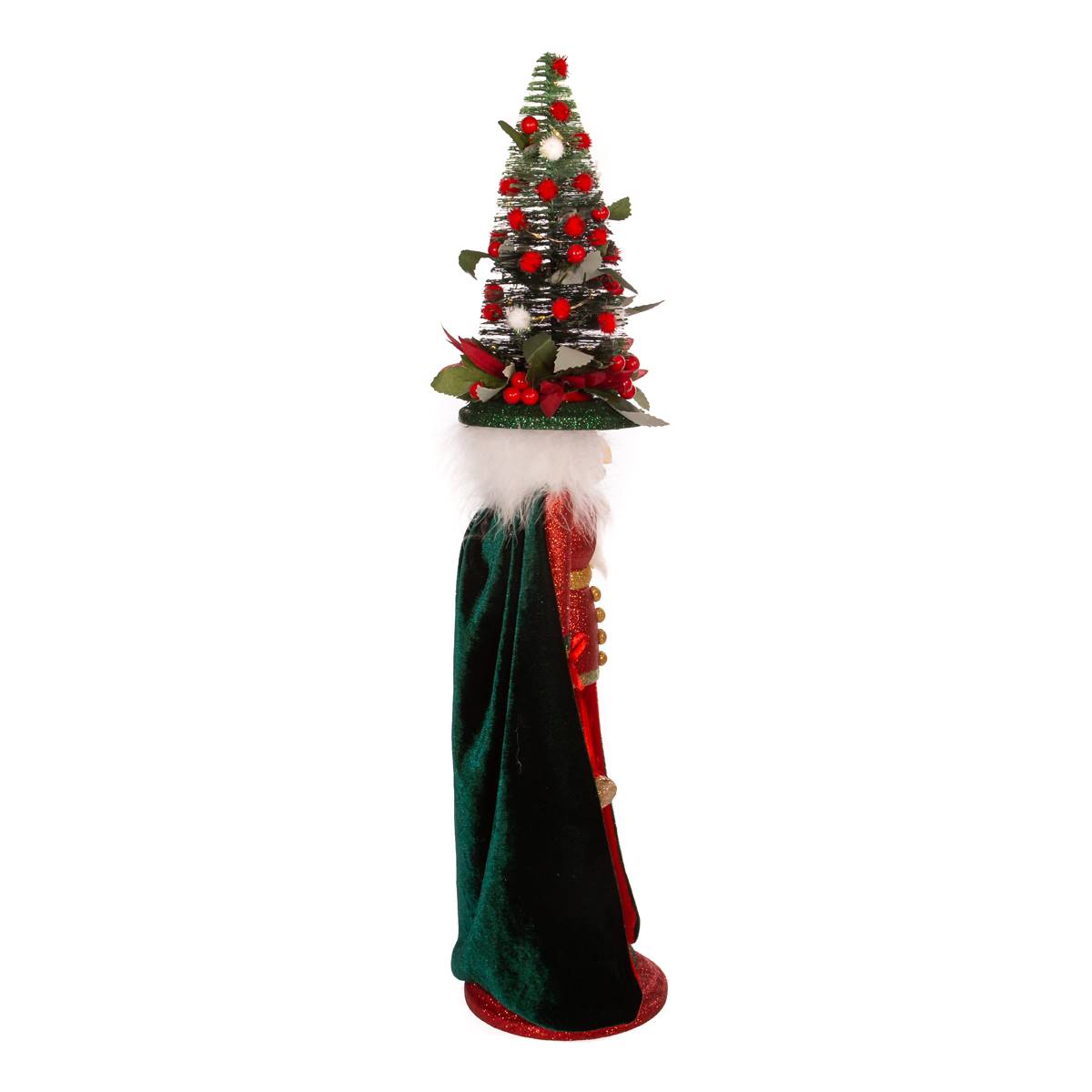 Kurt S. Adler 24in. Hollywood(tm) Red And Dark Green Nutcracker