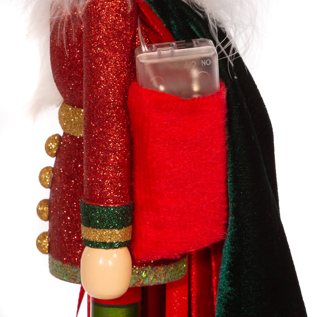 Kurt S. Adler 24in. Hollywood(tm) Red And Dark Green Nutcracker