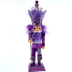 Kurt S. Adler 16in. Hollywood Nutcrackers Purple King