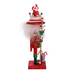 Kurt S. Adler 10in. Hollywood Black Nutcracker & Santa alternate view