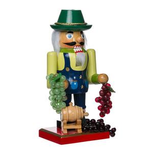 Kurt S. Adler 10.25in. Wooden Winemaker Nutcracker alternate view