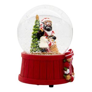 Kurt S. Adler Musical African American Santa Water Globe alternate view