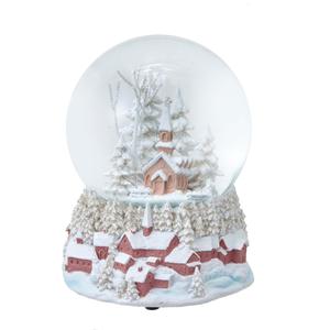 Kurt S. Adler Musical Church Snowglobe