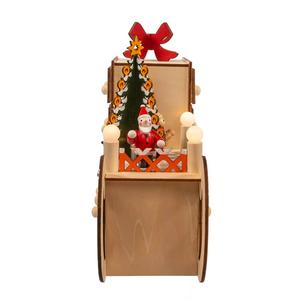 Kurt S. Adler 8.30in. LED Santa Sleigh w/Advent Calendar alternate view