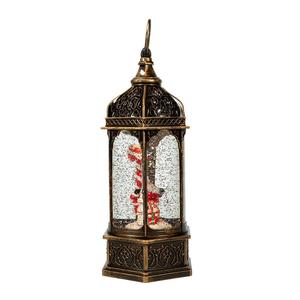 Kurt S. Adler 11in. Light Up Santa Water Lantern alternate view