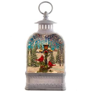 Kurt S. Adler 10in. Warm White LED Lighted Cardinal Lantern
