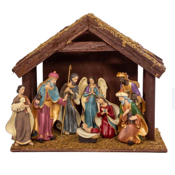 Kurt S. Adler 6.25in. Nativity Set - Set of 8