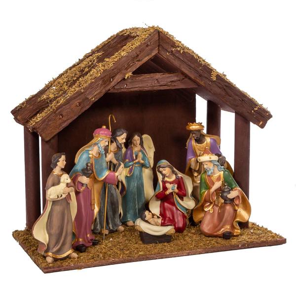 Kurt S. Adler 6.25in. Nativity Set - Set of 8 alternate view