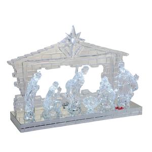 Kurt S. Adler 8.7in. Light-Up LED Musical Nativity Scene alternate view