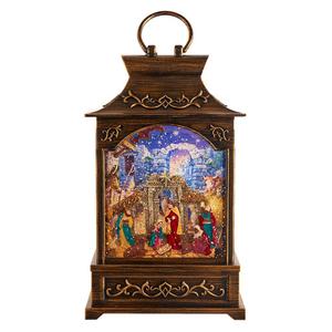 Kurt S. Adler 11in. Warm White LED Lighted Nativity Lantern