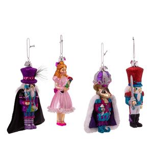 Kurt S. Adler 4pc. Noble Gems(tm) Glass Nutcracker Ornament Set alternate view