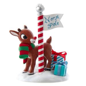 Kurt S. Adler 6.5in. Rudolph North Pole Table Piece