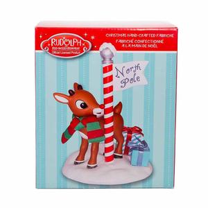 Kurt S. Adler 6.5in. Rudolph North Pole Table Piece alternate view