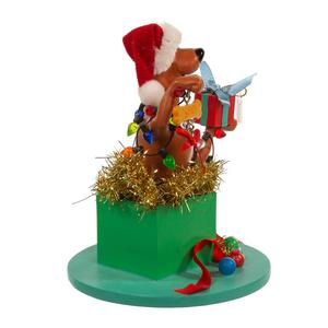 Kurt S. Adler 5in. Foam Mache Scooby Doo!(tm) In Present Figure alternate view