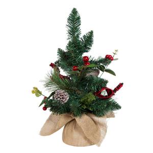 Kurt S. Adler 18in. Berries & Pinecone Ribbon Mini Tree Decor alternate view