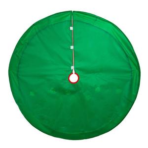 Kurt S. Adler 48in. Red Velvet w/Green Trees Tree Skirt alternate view