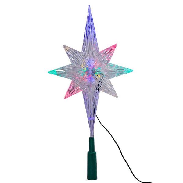 Kurt S. Adler Polar Star Treetop w/ LED Color-Changing Light alternate view
