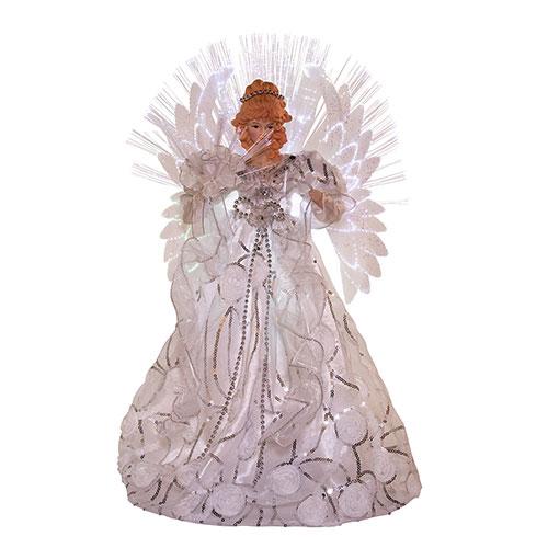 Kurt S. Adler 18in. LED Fiber Optic Angel Tree Topper