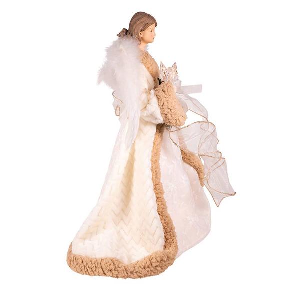 Kurt S. Adler UL 16in. Rustic Natural Angel Tree Topper alternate view