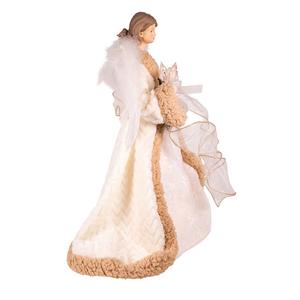 Kurt S. Adler UL 16in. Rustic Natural Angel Tree Topper alternate view
