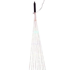 Kurt S. Adler 78in Silver Nylon 200 Multi-colored LED Lights alternate view