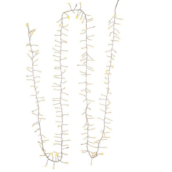 Kurt S. Adler Fairy Cluster Garland w/ White LED Twinkle Lights