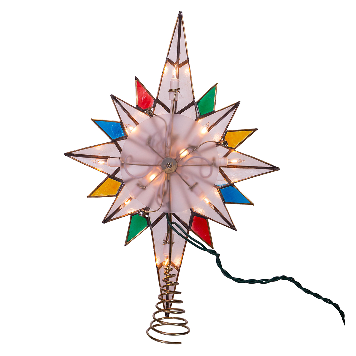 Kurt S. Adler Bethlehem Capiz Star Multi-Top Tree Topper