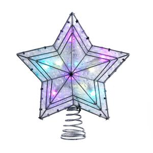Kurt S. Adler UL 10-Light LED Color-Changing Star Treetop
