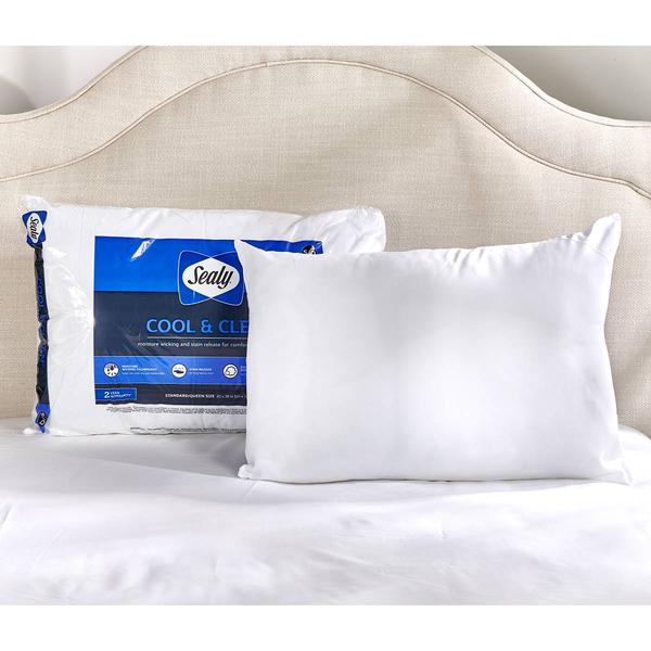 Sealy(R) Cool & Clean Bed Pillow
