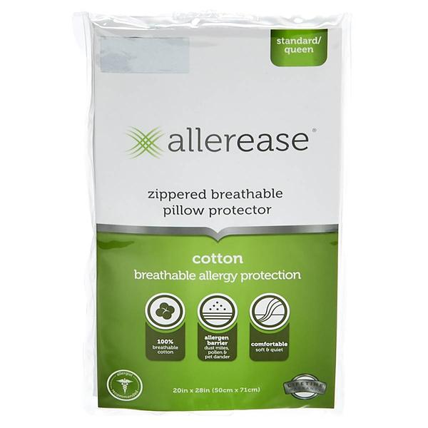 Allerease Cotton Zipper Pillow Protector