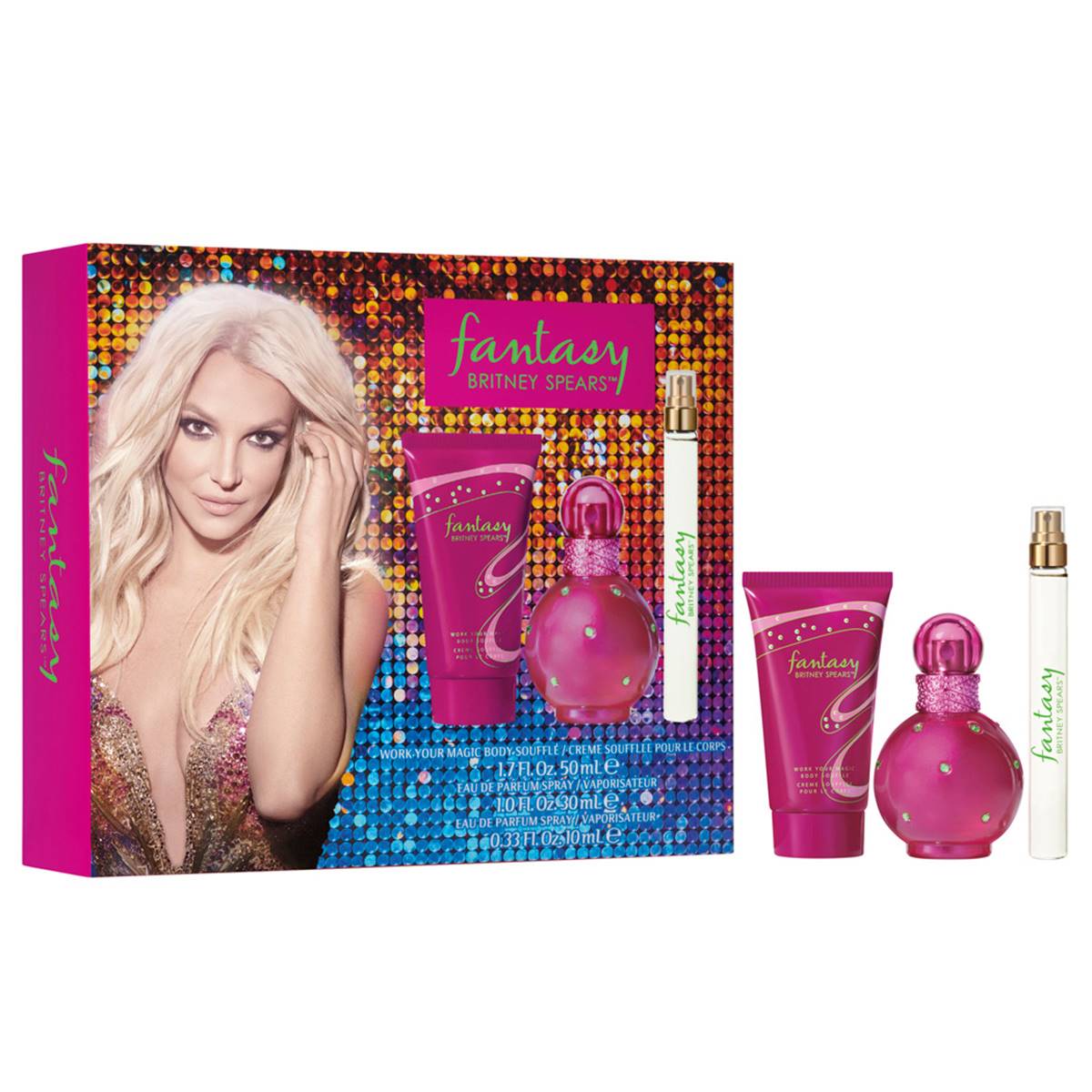 Britney Spears Fantasy Eau De Parfum 3pc. Gift Set