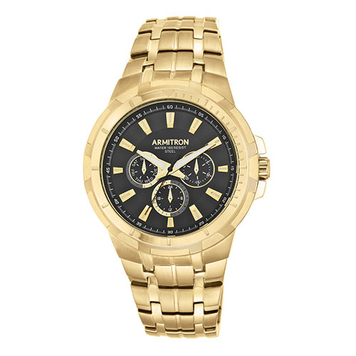 Mens Armitron Multi-Function Watch - 20-5144BKGP