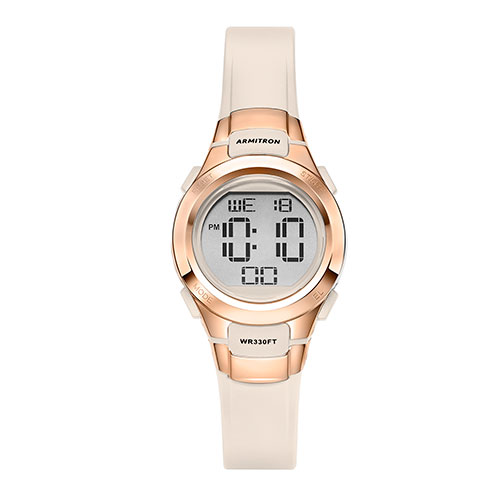 Womens Armitron Digital Chronograph Watch - 45-7012PBH