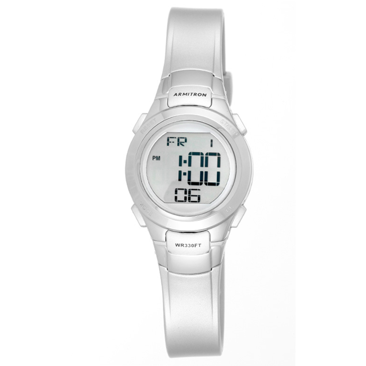 Unisex Armitron Pro-Sport Digital Chronograph Watch - 45-7012SIL