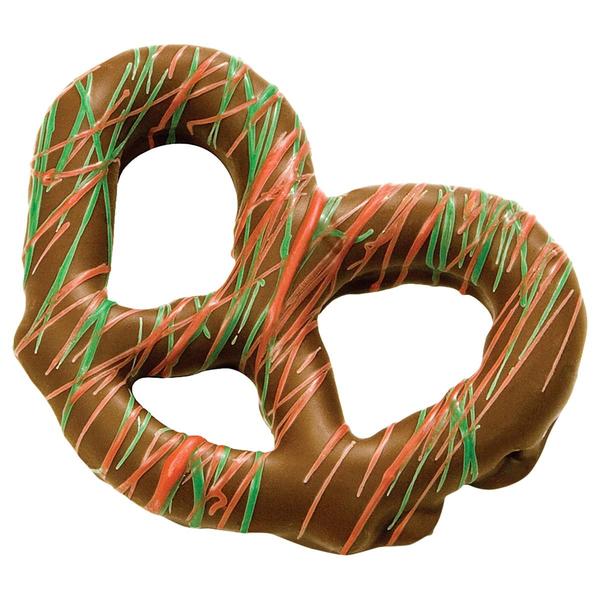Ashers(R) Chocolate Co. Pretzels w/ Christmas String