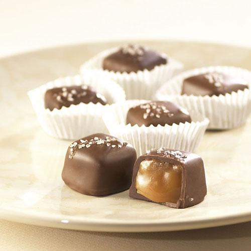 Ashers(R) Chocolate Co Sugar Free Vanilla Caramels w/Sea Salt 1lb.