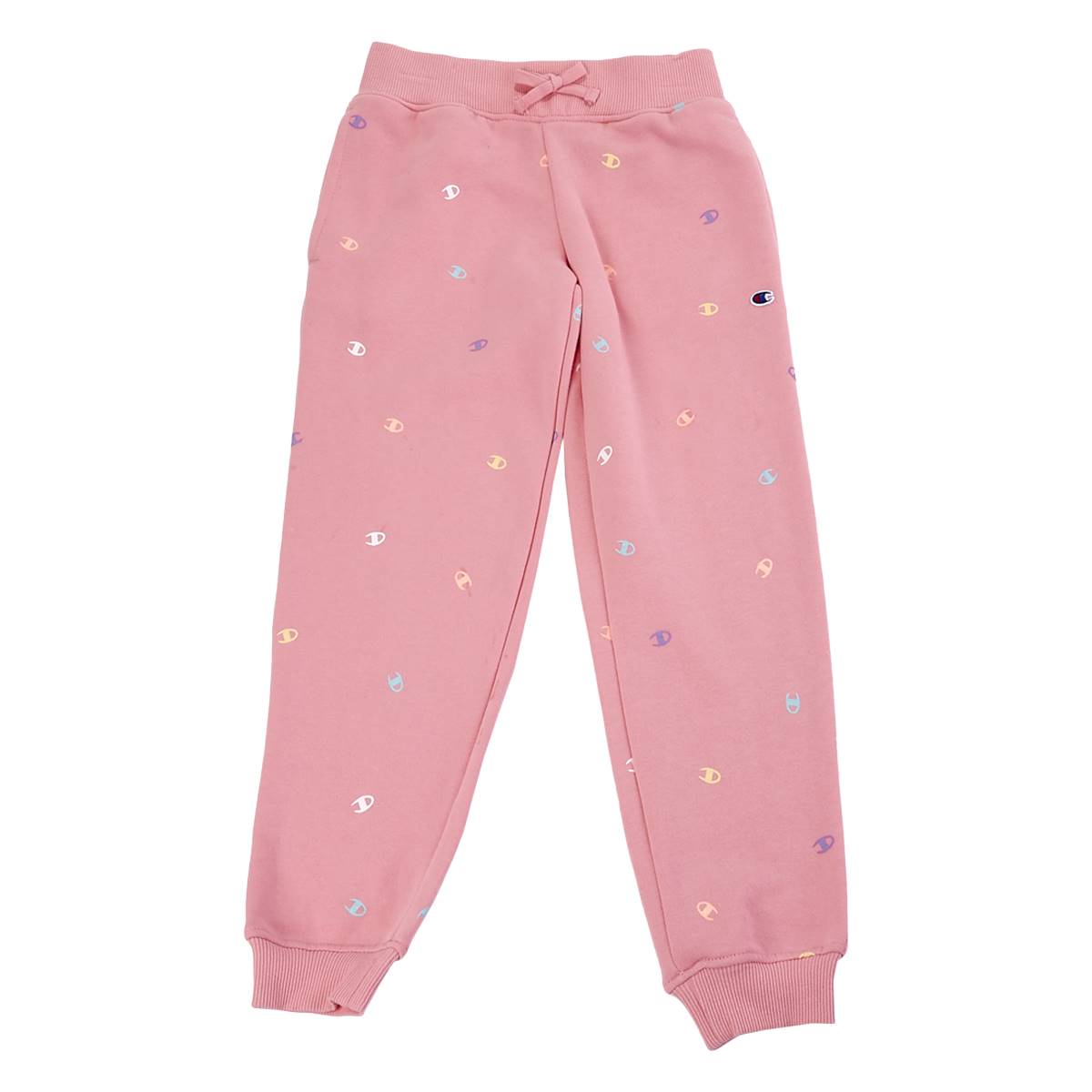 Girls (7-16) Champion Tossed C Logo Print Joggers - Guava