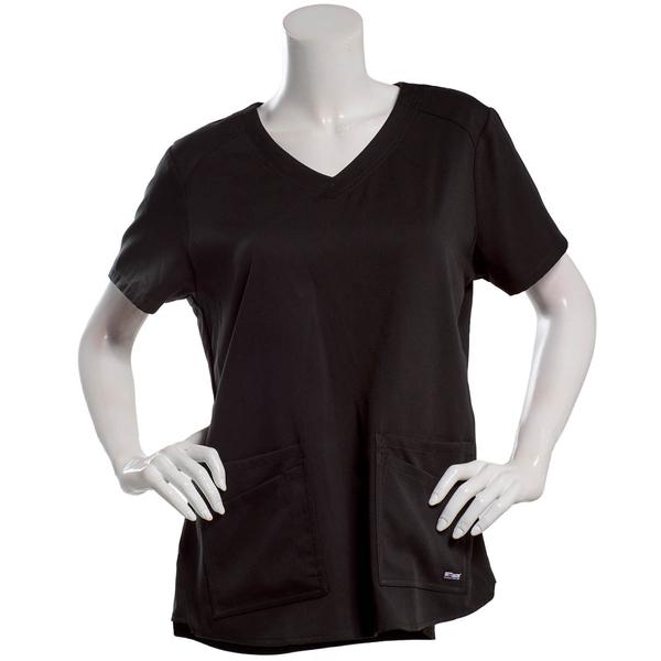 Womens Grey's Anatomy Short Sleeve 4-Pocket V-Neck Scrub Top alternate view