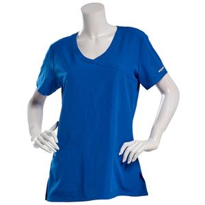 Womens Skechers Short Sleeve Cross-Over V-Neck Scrub Top alternate view