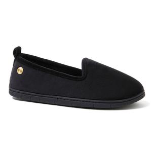 Womens Dearfoams(R) Rachel Velour Closed Back Slippers