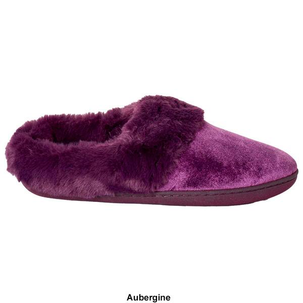 Womens Dearfoams(R) Crystal Velour Clog Slippers alternate view