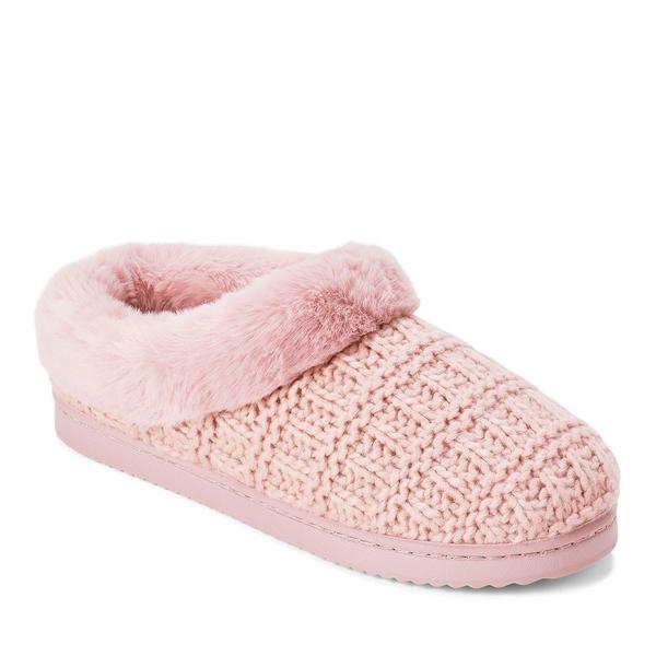 Womens Dearfoams(R) Calista Knit Clog Slippers alternate view