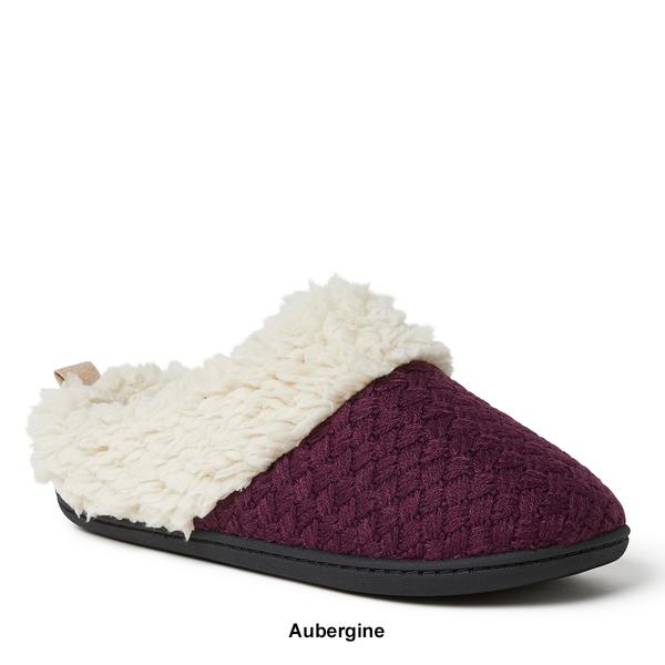 Womens Dearfoams(R) Dani Textured Knit Clog Slippers alternate view