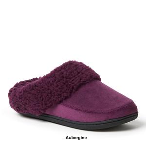 Womens Dearfoams(R) Holly Velour Slip-On Clog Slippers alternate view