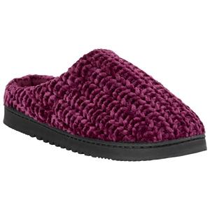 Womens Dearfoams(R) Tallulah Chenille Clog Slippers