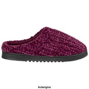 Womens Dearfoams(R) Tallulah Chenille Clog Slippers alternate view
