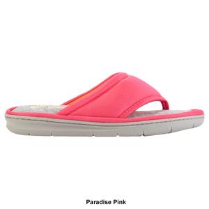 Womens Dearfoams(R) Corinne Sport Mesh Thong Slippers alternate view