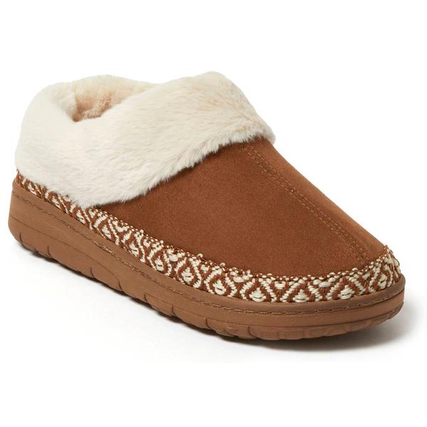 Womens Dearfoams(R) Gabriella Microsuede Clog Slippers